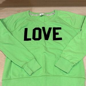 Victoria's Secret Pink Green Sweatshirt
